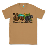 Peace Love Sloth Bear Classic Tee | Teevron