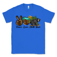 True Royal peace love sloth bear Classic Tee - LillyAllenDesigns