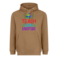 Toasted Coconut teach love inspire Heavyweight Hoodie - CowhideDigitalArt