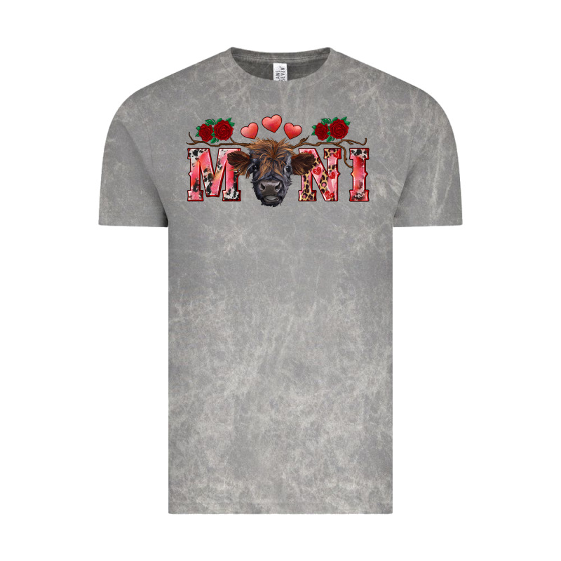 Valentine's Day Mini Black Highland Calf Vintage Tee by RanaPortraitStore | Teevron