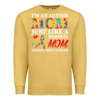 Antique Gold LIL Autism Mom Premium Sweatshirt - CowhideDigitalArt
