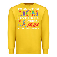 Lemon LIL Autism Mom Premium Sweatshirt - CowhideDigitalArt