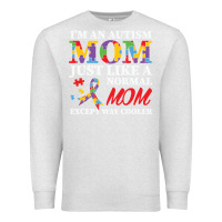 Oatmeal Heather LIL Autism Mom Premium Sweatshirt - CowhideDigitalArt