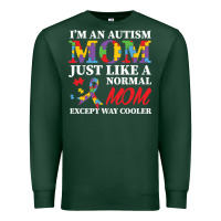 Sports Green LIL Autism Mom Premium Sweatshirt - CowhideDigitalArt