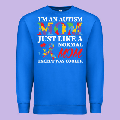 Lil Autism Mom Premium Sweatshirt Designed By Cowhidedigitalart