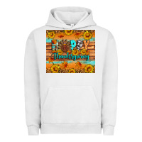 Pigment Lunar Rock Happy Thanksgiving Urban Hoodie - Artiststas