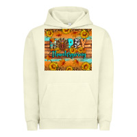 Pigment Pistachio Happy Thanksgiving Urban Hoodie - Artiststas