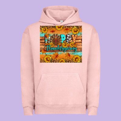 Happy Thanksgiving Urban Hoodie Designed By Artiststas