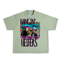 Oil Green Hangin With My Heifers Urban Heavy Tee - Bettercallsaul