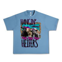 Pebble Blue Hangin With My Heifers Urban Heavy Tee - Bettercallsaul