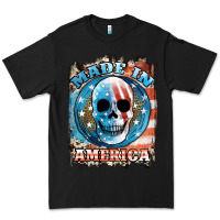 Black made in america skull Premium Tee - JahusDesignShop