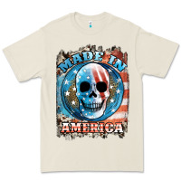Bone made in america skull Premium Tee - JahusDesignShop