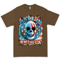 Cacao made in america skull Premium Tee - JahusDesignShop