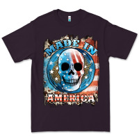 Plum made in america skull Premium Tee - JahusDesignShop