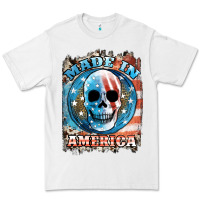 White made in america skull Premium Tee - JahusDesignShop