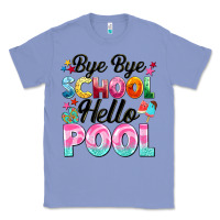 Colony Blue bye bye school hello pool Classic Tee - BarkalooDesign