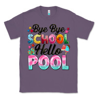 Lavender bye bye school hello pool Classic Tee - BarkalooDesign