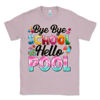 Lilac bye bye school hello pool Classic Tee - BarkalooDesign