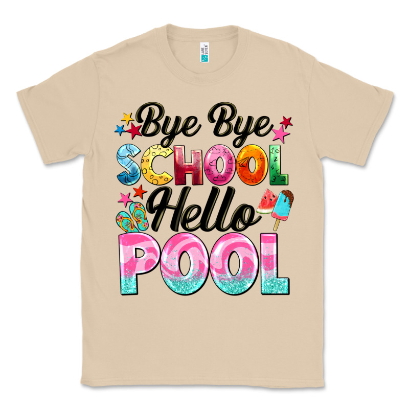 Bye Bye School Hello Pool Classic Tee by BarkalooDesign | Teevron