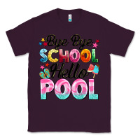 Plum bye bye school hello pool Classic Tee - BarkalooDesign