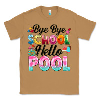 Toasted Coconut bye bye school hello pool Classic Tee - BarkalooDesign