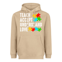 Mushroom Teach Accept Understand Love Heavyweight Hoodie - CowhideDigitalArt