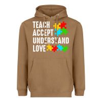 Toasted Coconut Teach Accept Understand Love Heavyweight Hoodie - CowhideDigitalArt
