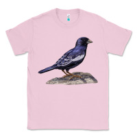 Bubblegum Pink Lark Bunting Colorado State Bird Classic Tee - RanaPortraitStore