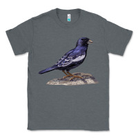 Charcoal Heather Lark Bunting Colorado State Bird Classic Tee - RanaPortraitStore