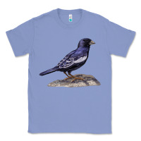 Colony Blue Lark Bunting Colorado State Bird Classic Tee - RanaPortraitStore