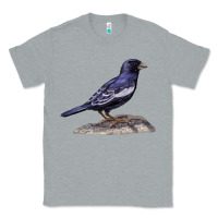 Heather Grey Lark Bunting Colorado State Bird Classic Tee - RanaPortraitStore