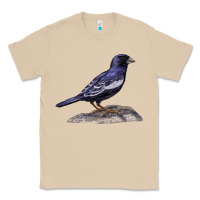 Mushroom Lark Bunting Colorado State Bird Classic Tee - RanaPortraitStore