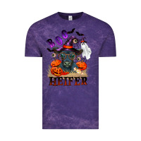 Cloud Purple Boo heifer black angus Vintage Tee - RanaPortraitStore