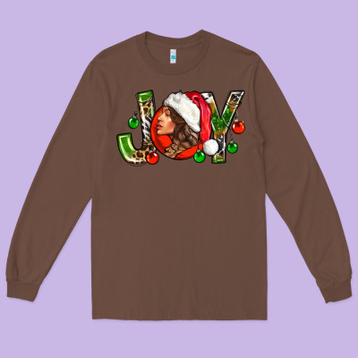 Joy With Woman Long Sleeve Tee Designed By Nancycooperartshop