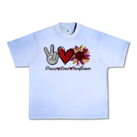 Grape Ice Peace Love Sunshine Sunflower Urban Heavy Tee - Bettercallsaul