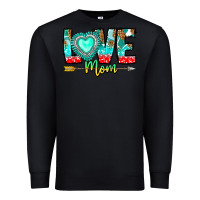 Black Love Mom Premium Sweatshirt - CowhideDigitalArt