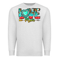 Oatmeal Heather Love Mom Premium Sweatshirt - CowhideDigitalArt
