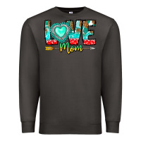 Smoke Love Mom Premium Sweatshirt - CowhideDigitalArt