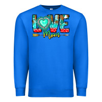 True Royal Love Mom Premium Sweatshirt - CowhideDigitalArt