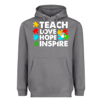 Storm Teach Love Hope Inspire Heavyweight Hoodie - CowhideDigitalArt