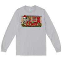 Moon Dust Christmas Western Papa Claus Long Sleeve Tee - RanaPortraitStore