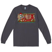 Smoke Christmas Western Papa Claus Long Sleeve Tee - RanaPortraitStore