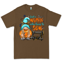 Cacao just a woman who loves to sew Premium Tee - NancyCooperArtShop