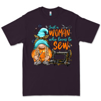 Plum just a woman who loves to sew Premium Tee - NancyCooperArtShop