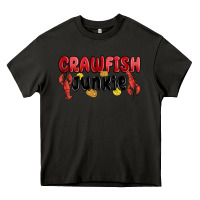 Asphalt crawfish junkie Heavy Core Tee - MaliasSmallBusiness