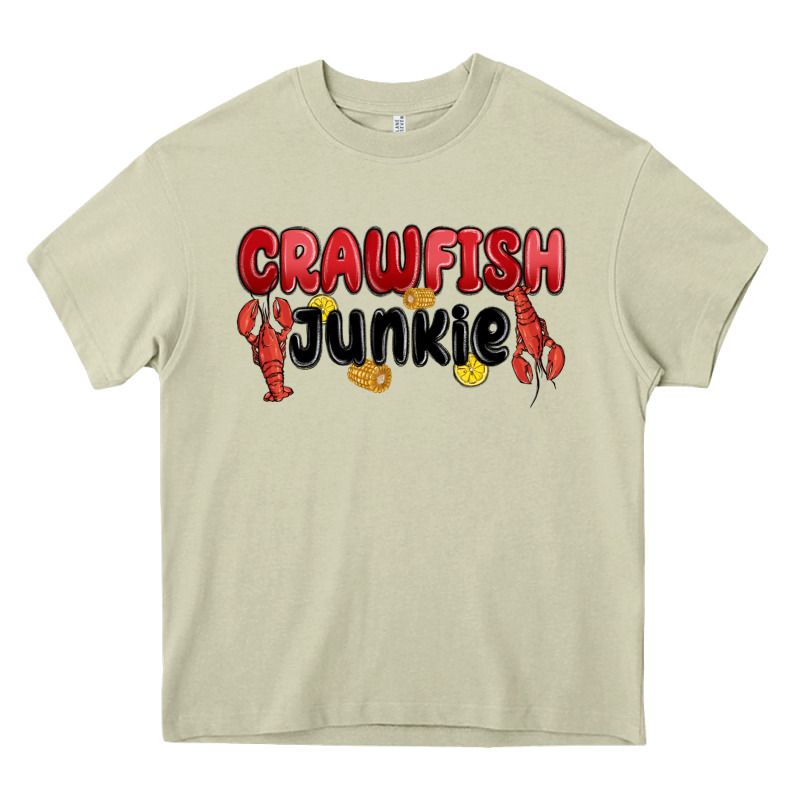 Crawfish Junkie Heavy Core Tee by MaliasSmallBusiness | Teevron