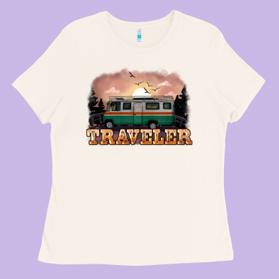 Traveler Ladies Tee Designed By Nancycooperartshop