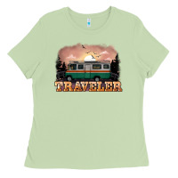 Matcha traveler Ladies Tee - NancyCooperArtShop