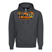 Smoke Equality hurts no one Zipper Hoodie - FaDigitalArtStudio