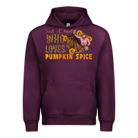 Mauve Wine Just A Girl Who Loves Pumpkin Spice Cowgirl Urban Hoodie - Artiststas